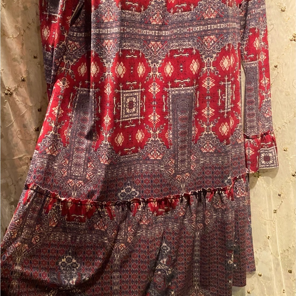 Lightweight fabric easy fit summer dress